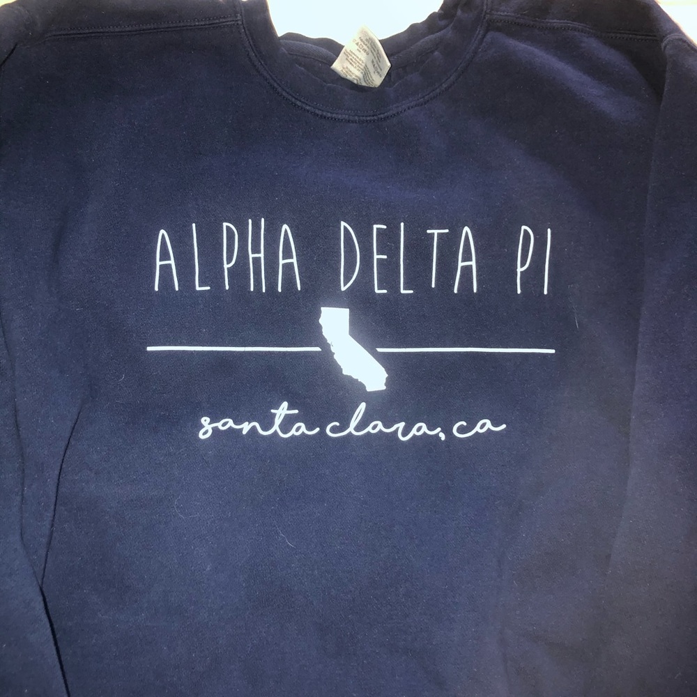 Navy ADPI California sweatshirt - M - Picture 2 of 3